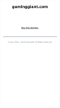 Mobile Screenshot of gaminggiant.com