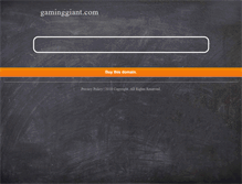 Tablet Screenshot of gaminggiant.com